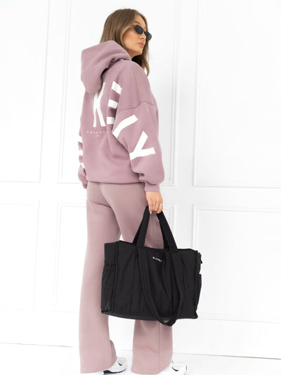 Isabel Oversized Hoodie - Dusty Pink